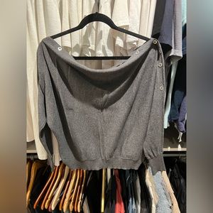 All Saints. Gray sweatshirt size M
